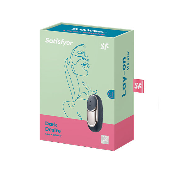 Dark Desire Lay on Vibrator Black