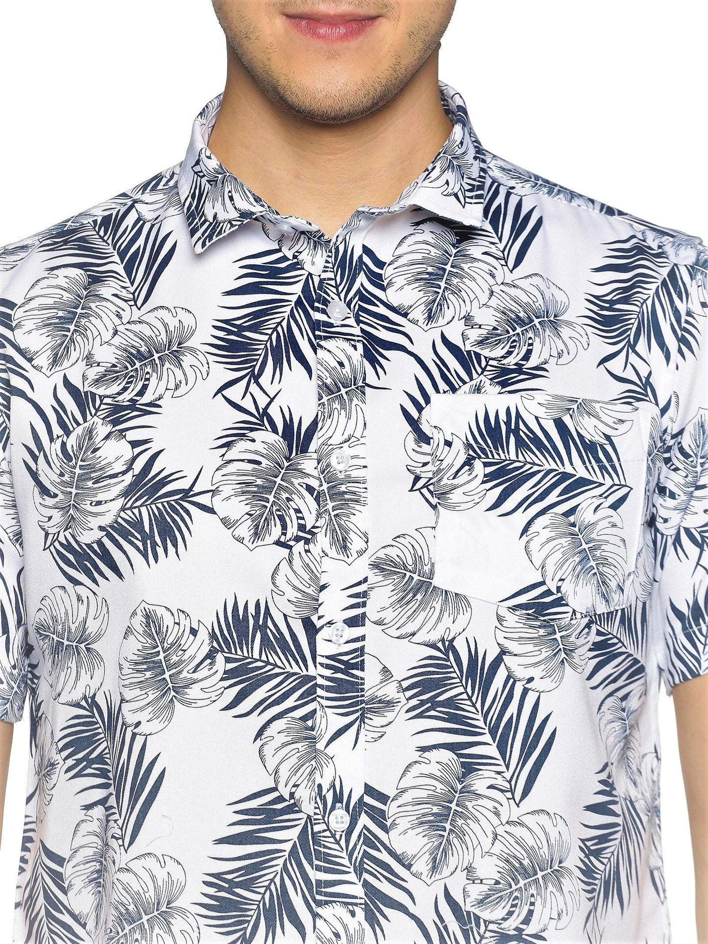 Grey Zebra Printed Shirt