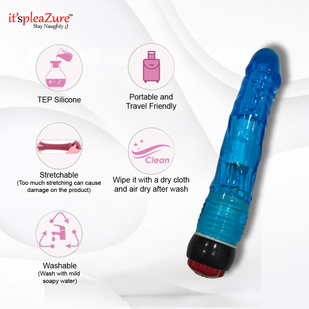Itspleazure Realistic Jelly Dildo Vibrator for Women
