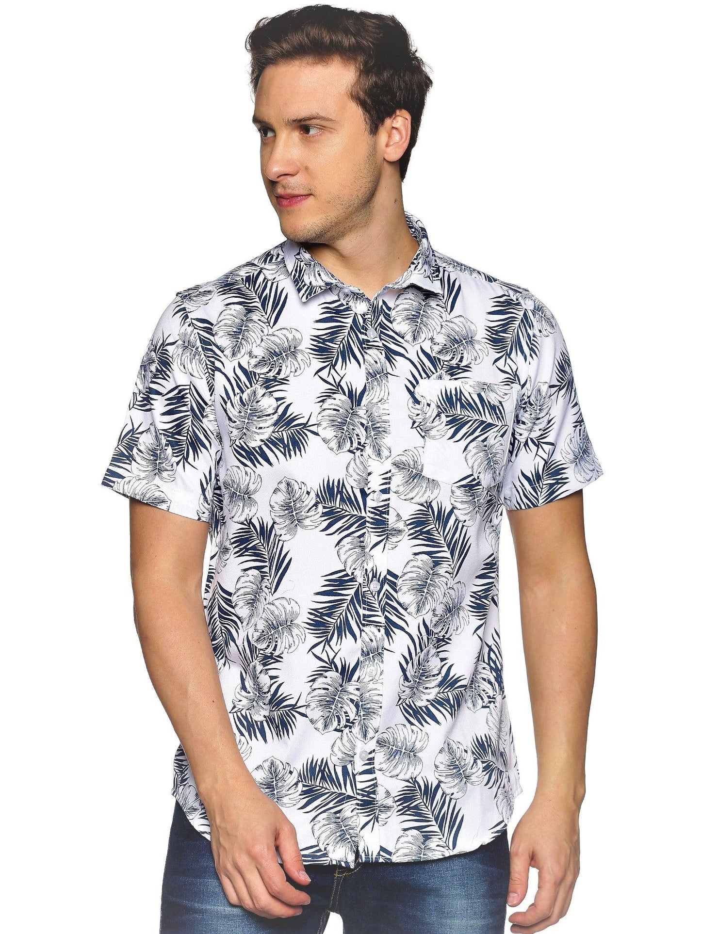 Grey Zebra Printed Shirt