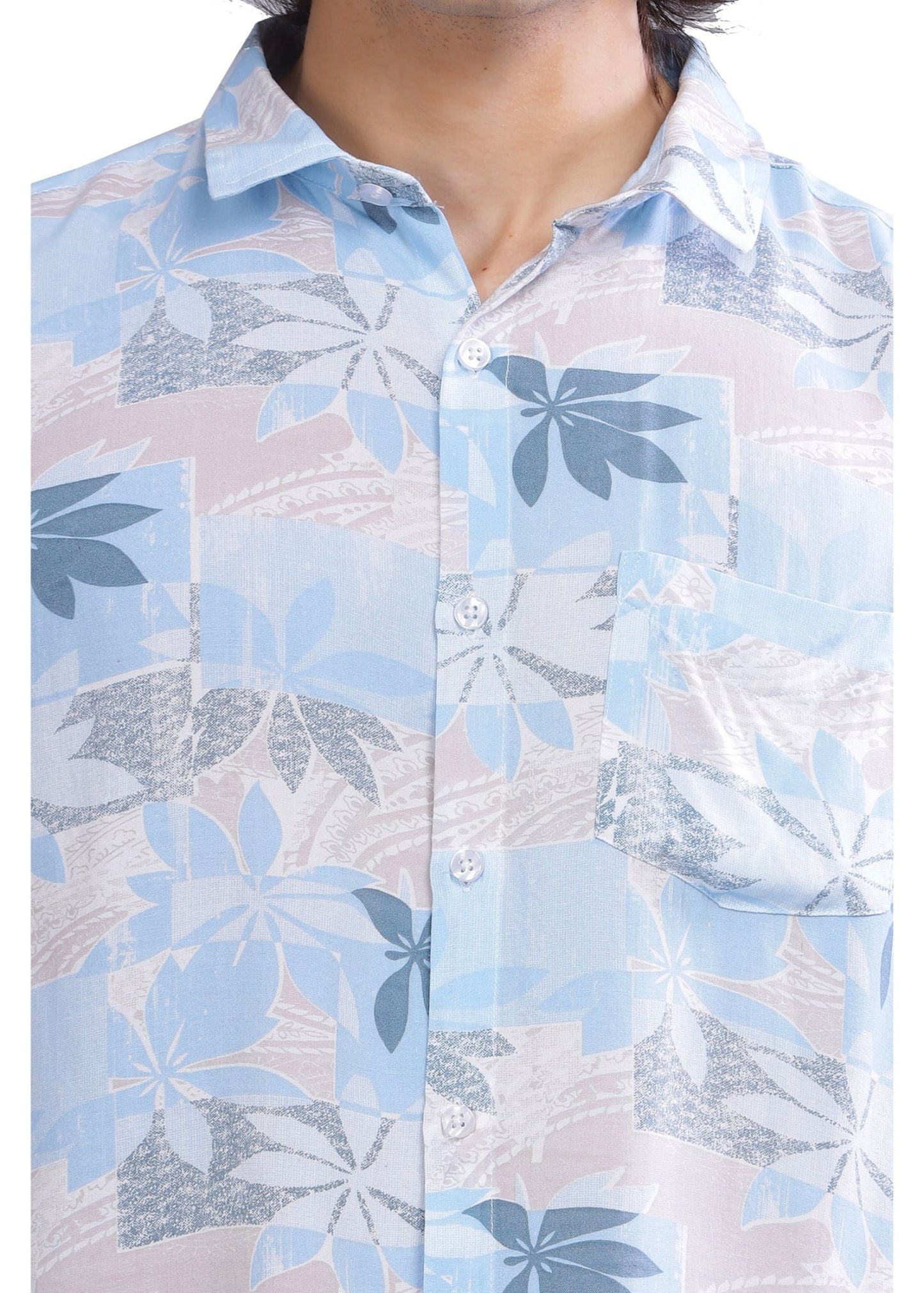 Sky Patch Printed Shirt