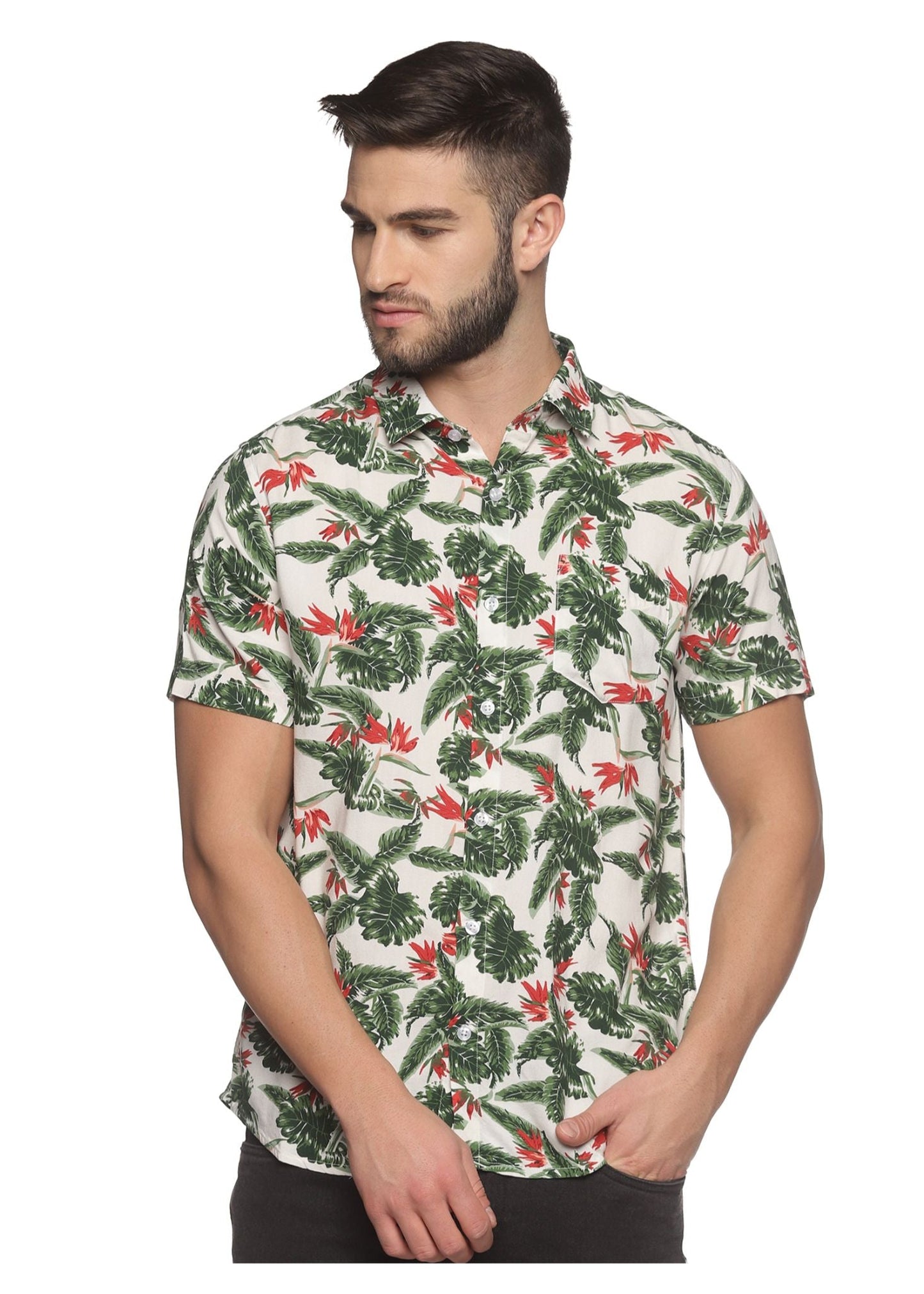 Sage Printed Shirt