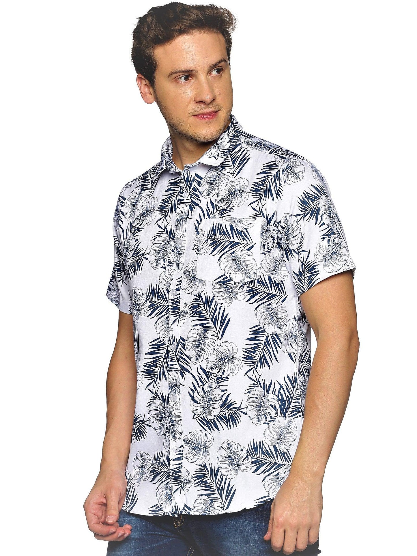 Grey Zebra Printed Shirt
