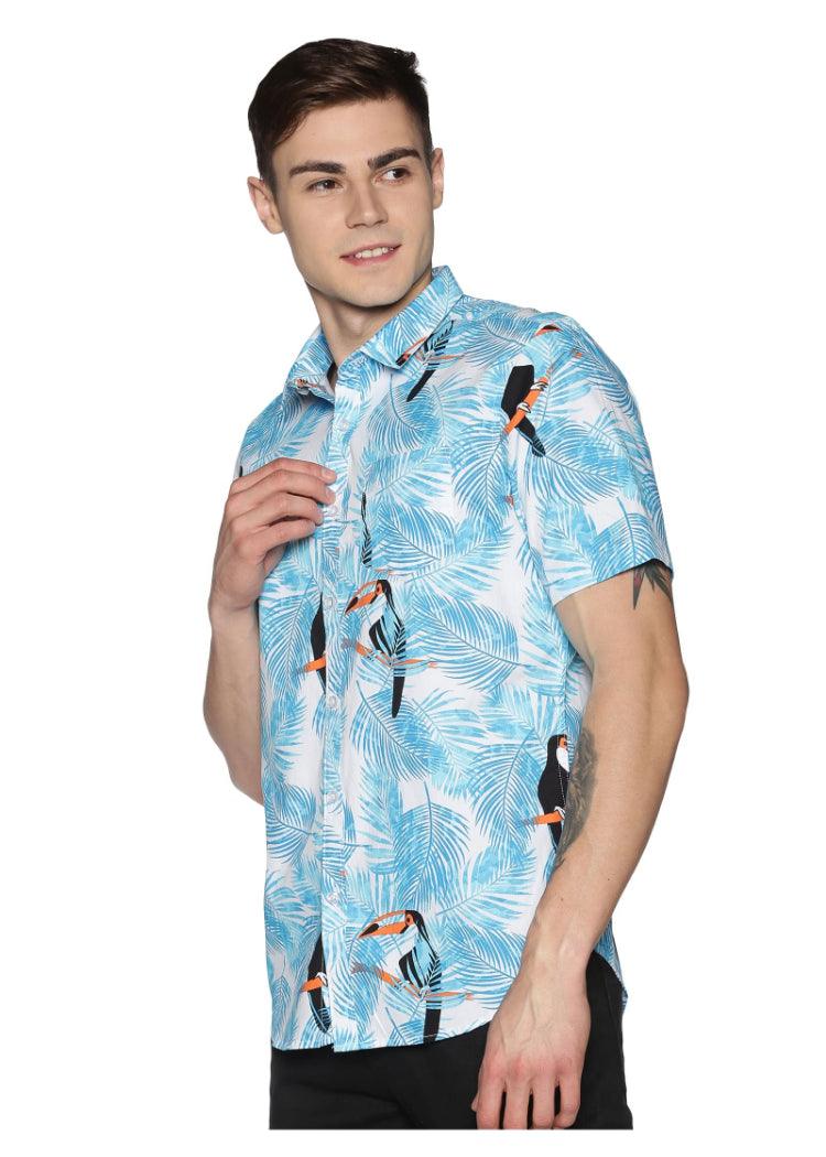 Azure Printed Shirt