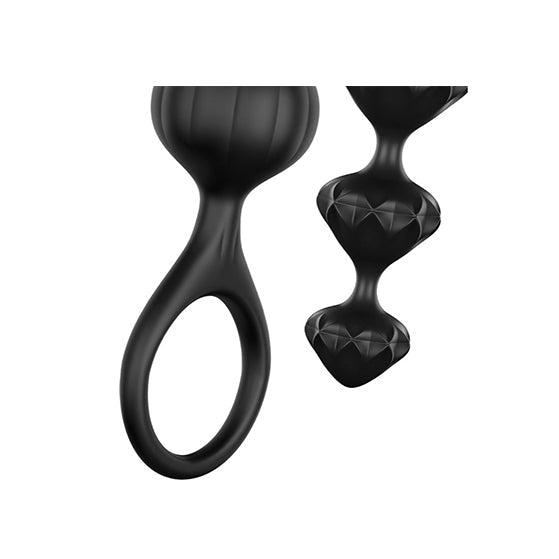 Love Beads Set of 2 Black