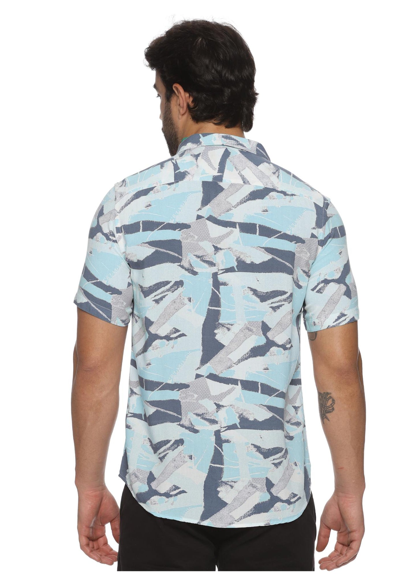 Sky Thunder Mens Printed Shirt
