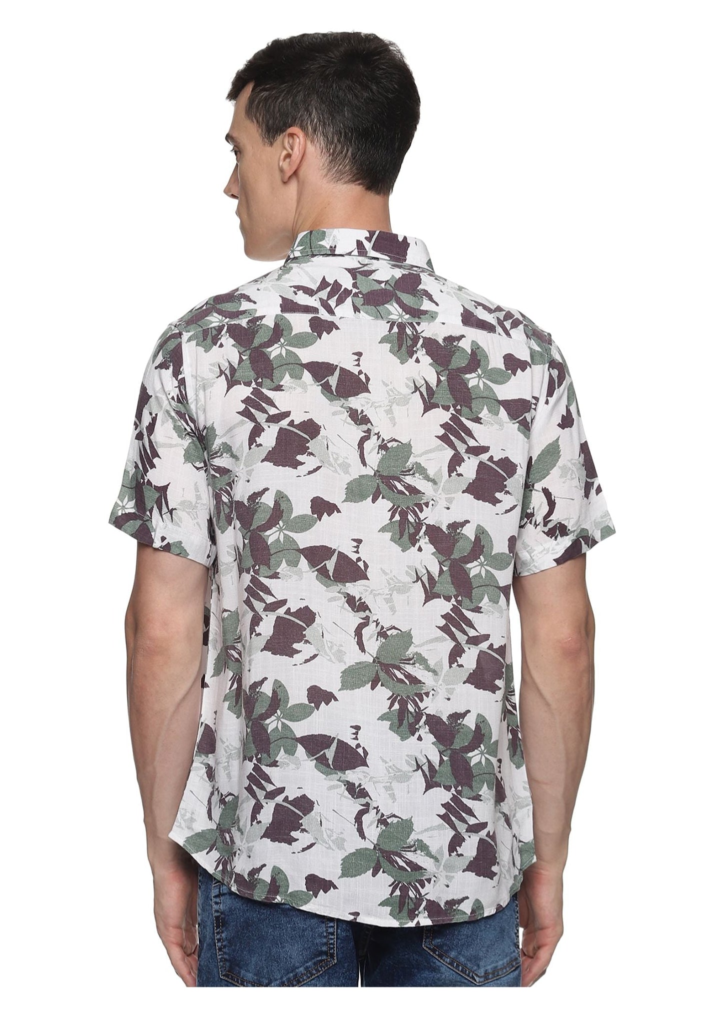 Green Shrub Printed Shirt