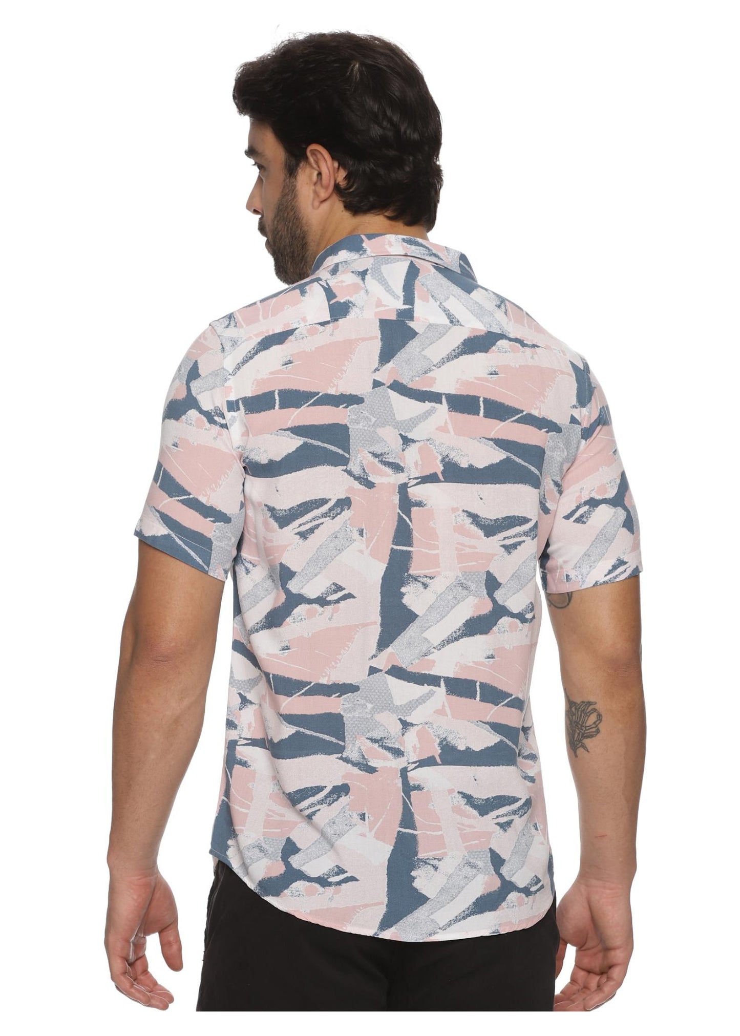 Pink Thunder Mens Printed Shirt