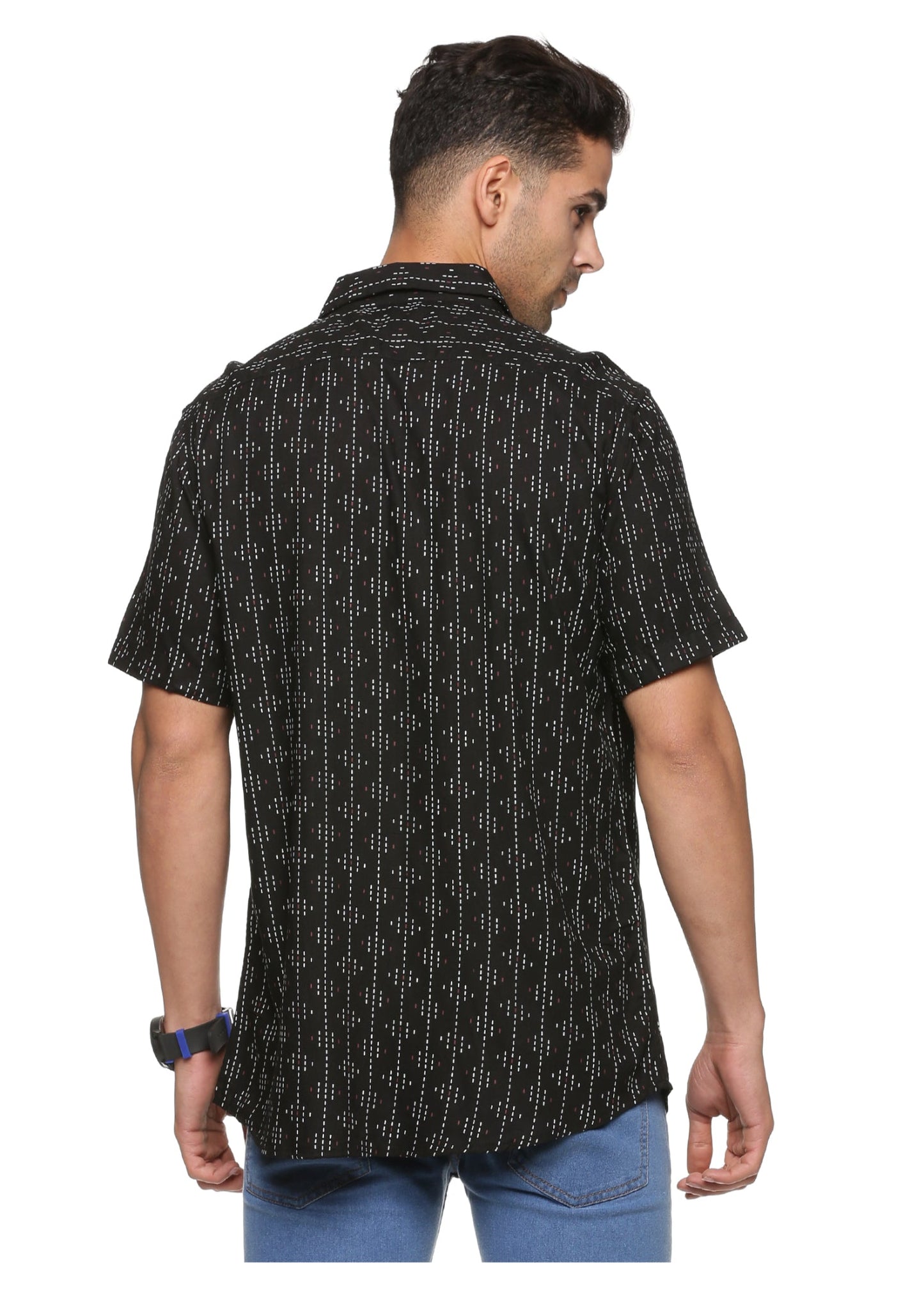 Signal Black Printed Shirt