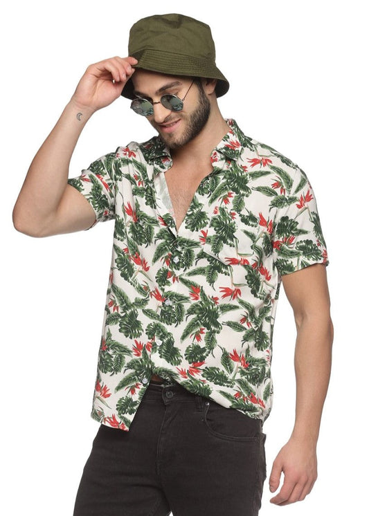 Sage Printed Shirt