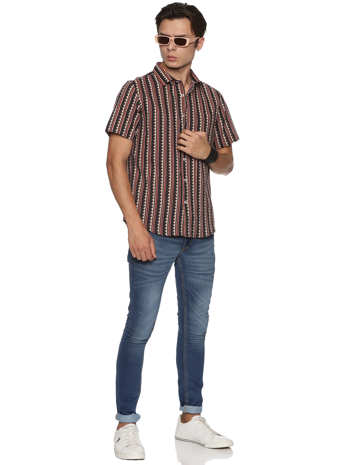 Raspberry Cotton Shirt