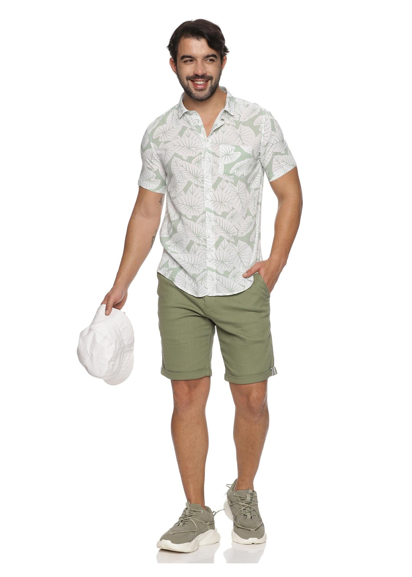Green Meadow Mens Printed Shirt