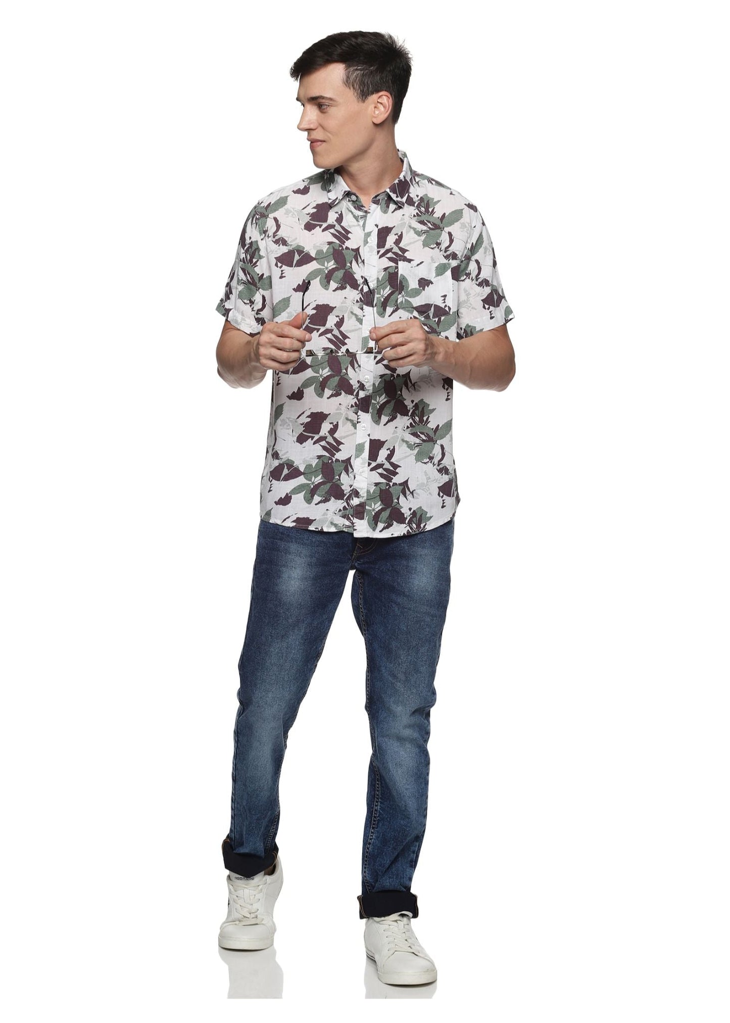 Green Shrub Printed Shirt