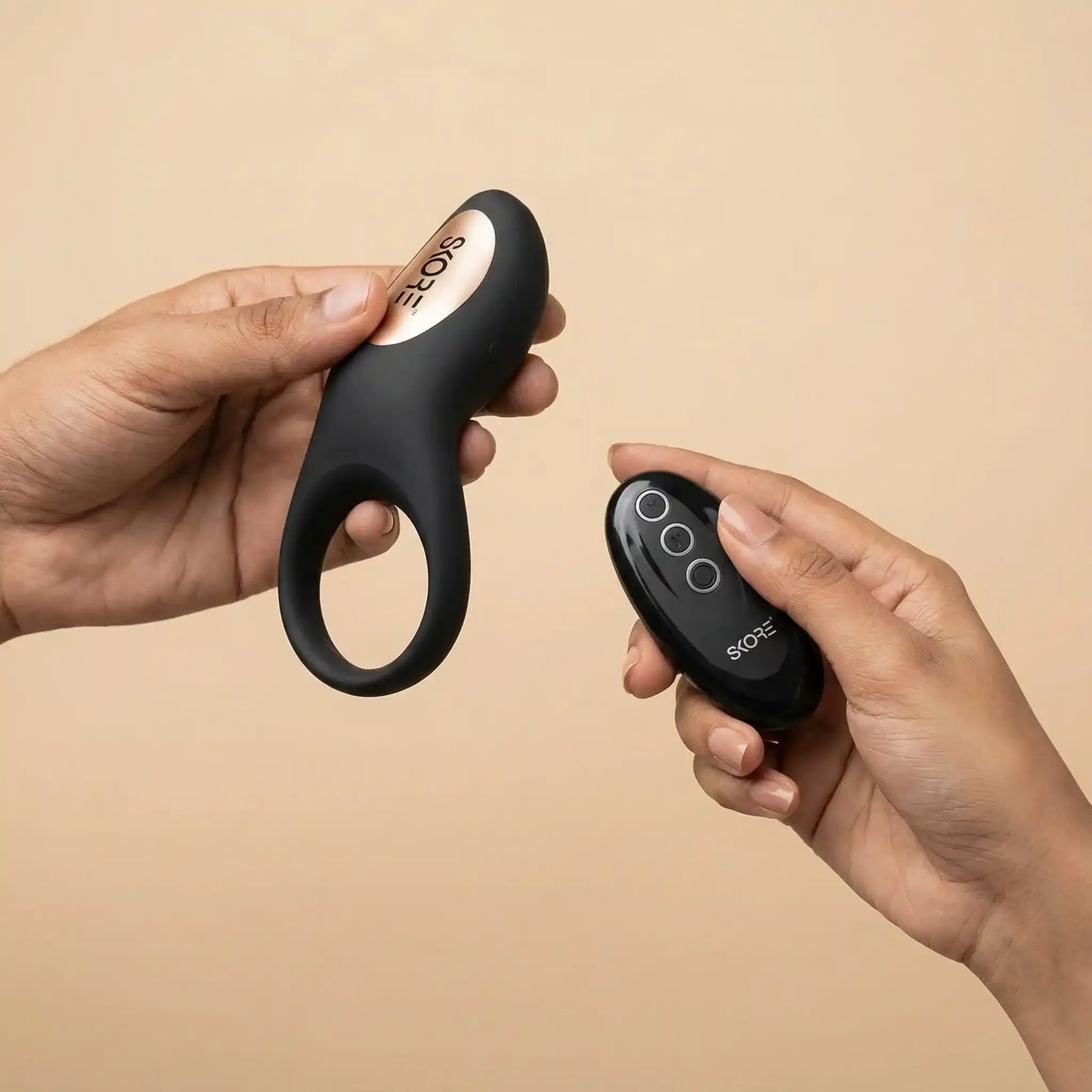 Skore Buzzz - Rechargeable Vibrating Ring with Remote For Him & Her