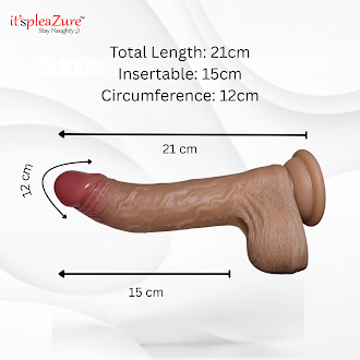 ItspleaZure's Silicon Rotating And Thursting Suction Dildo Vibrator With Remote