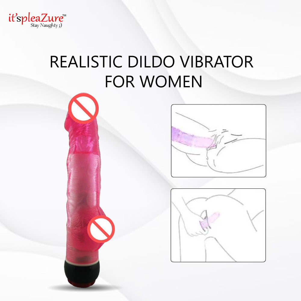 Itspleazure Realistic Jelly Dildo Vibrator for Women