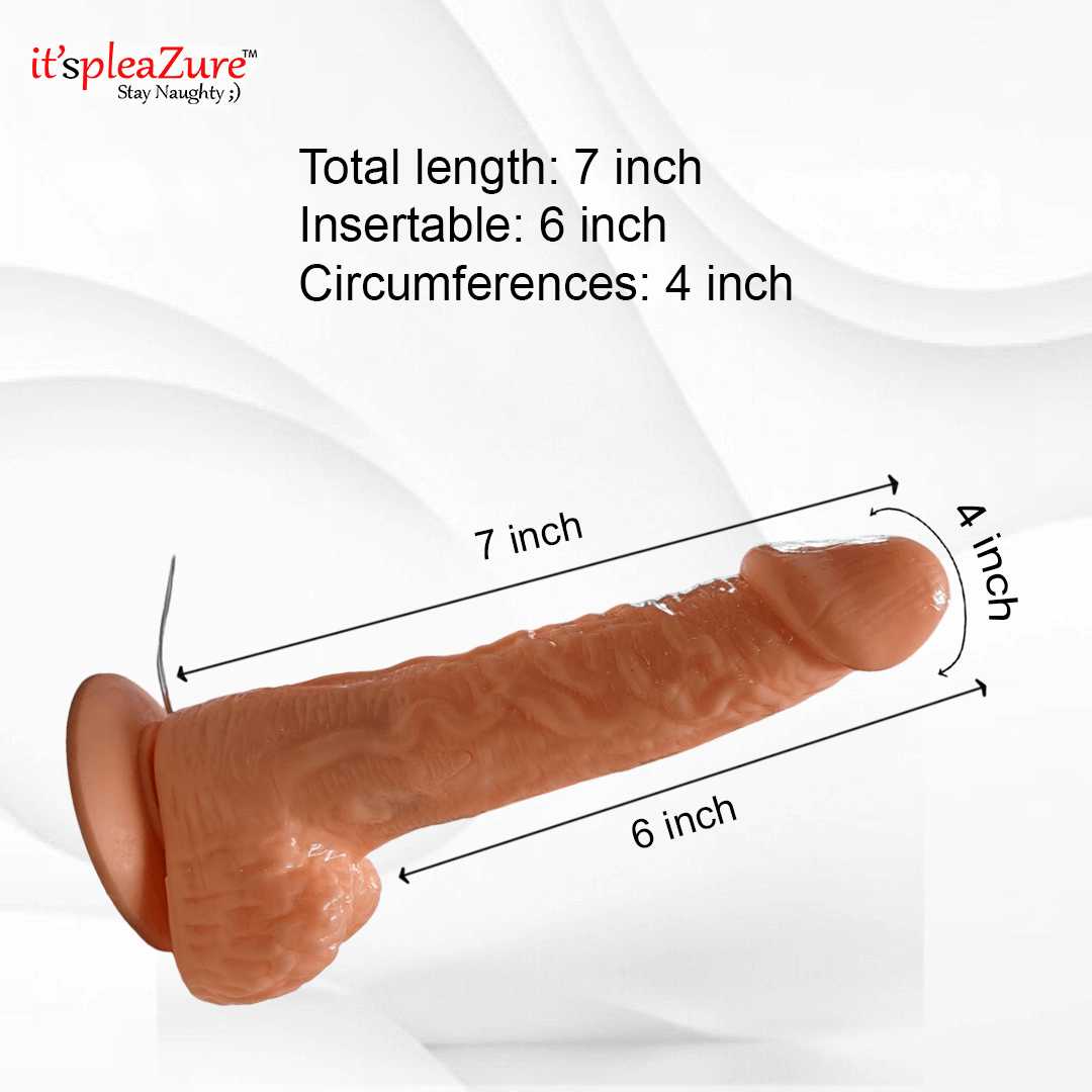 Itspleazure's Realistic Vibrating Dildo With Suction Base
