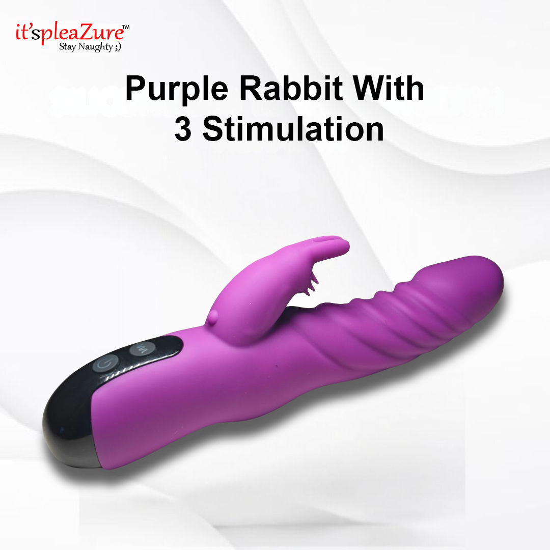 Itspleazure's Pink Rabbit Dildo Vibrator for Women