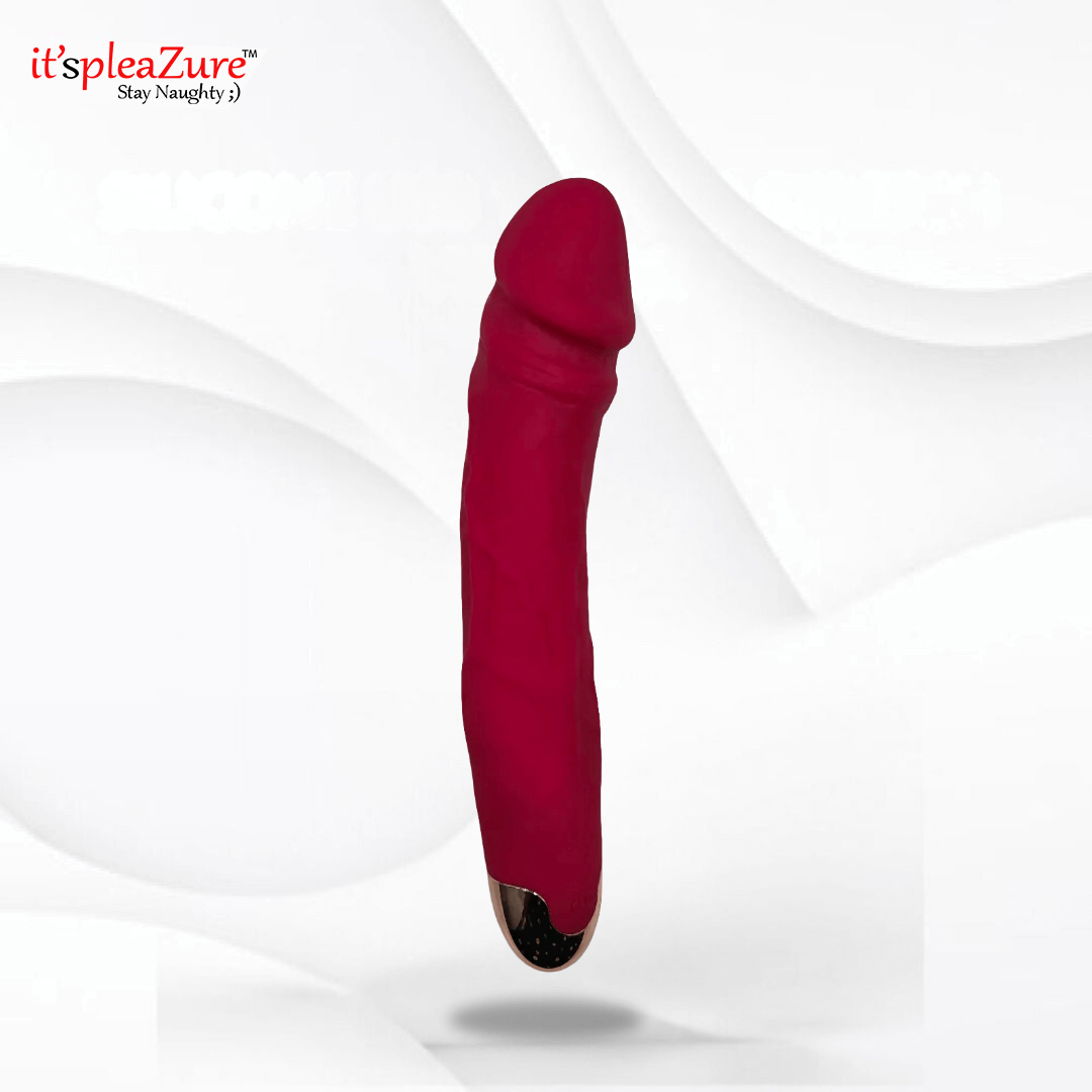 Itspleazure Brown Vibrating Dildo for Women