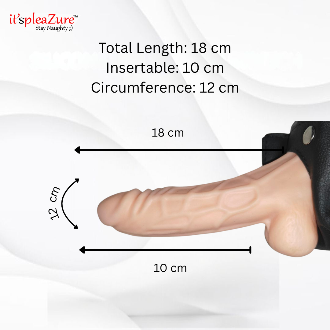ItspleaZure Flesh Hollow Vibrating Strap Sleeve for Men