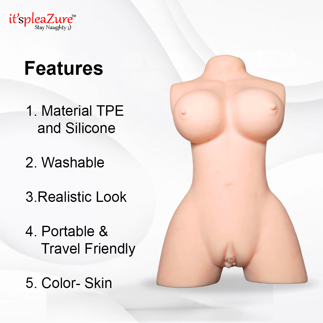 ItspleaZure Silicone Sex Doll Short Torso