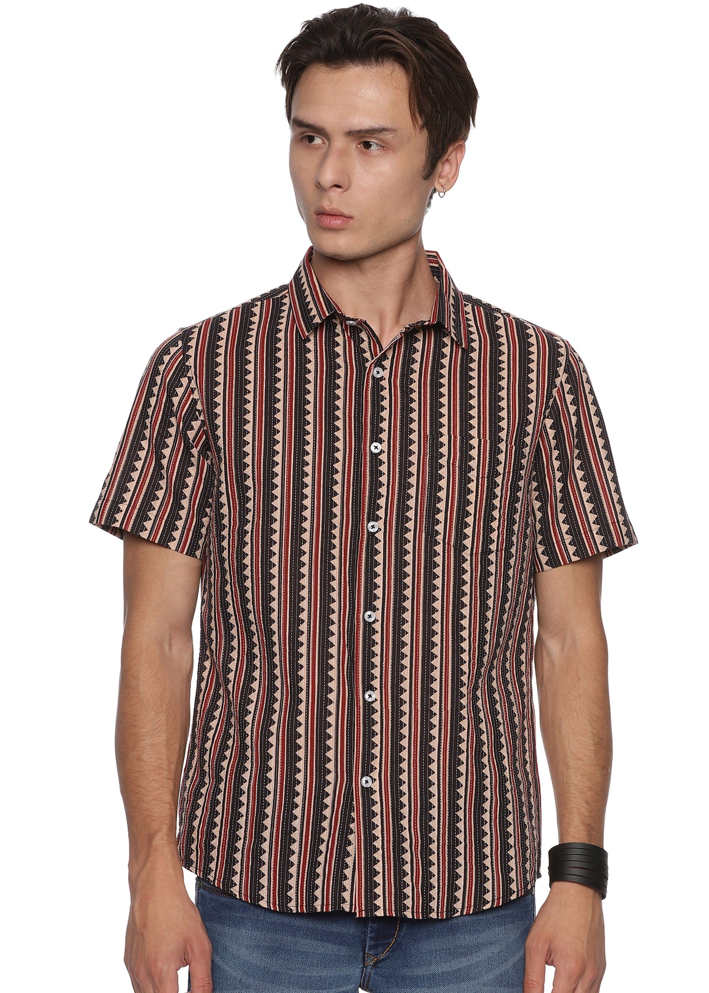 Raspberry Cotton Shirt