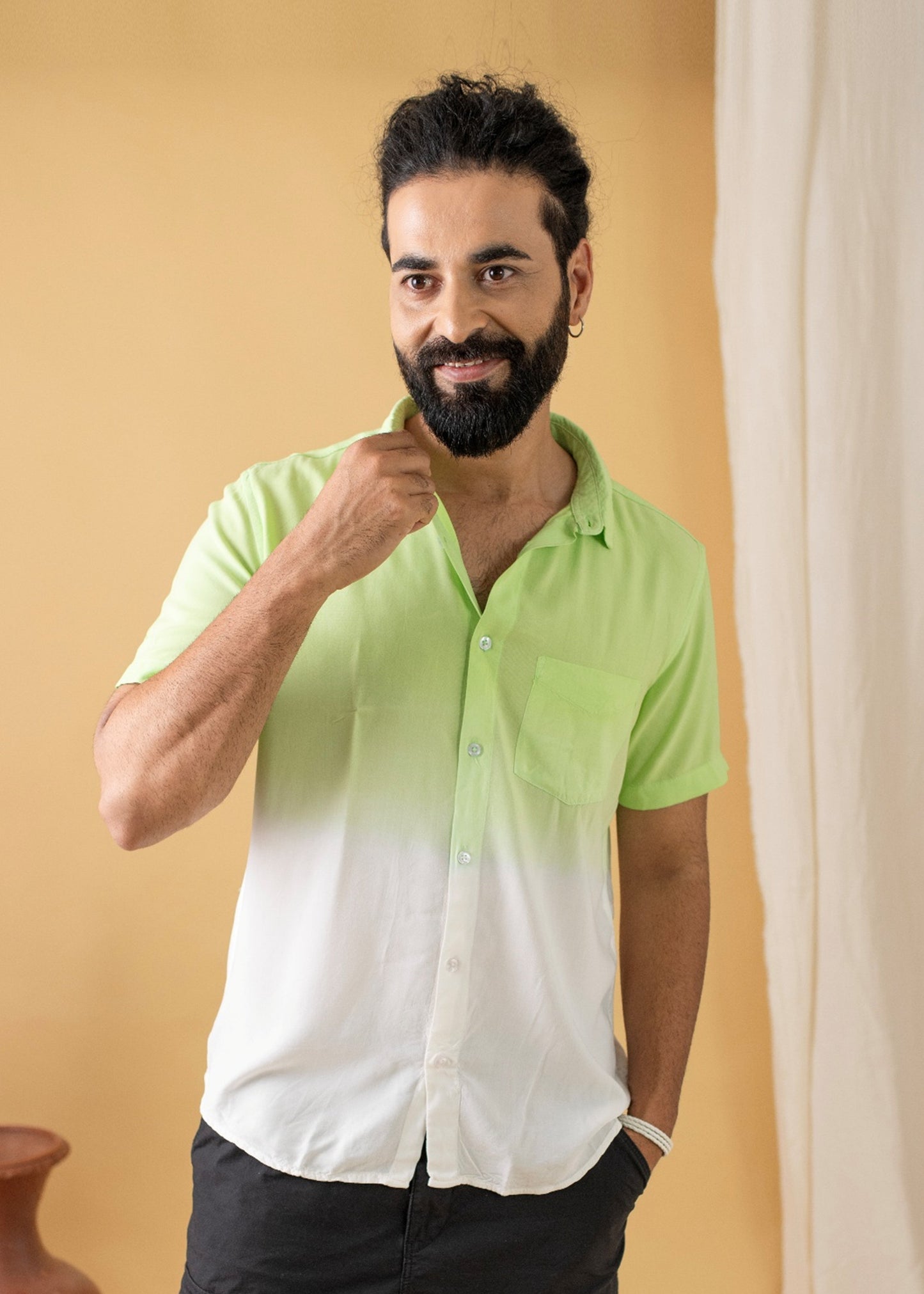 Harvest Mens Ombre Shirt