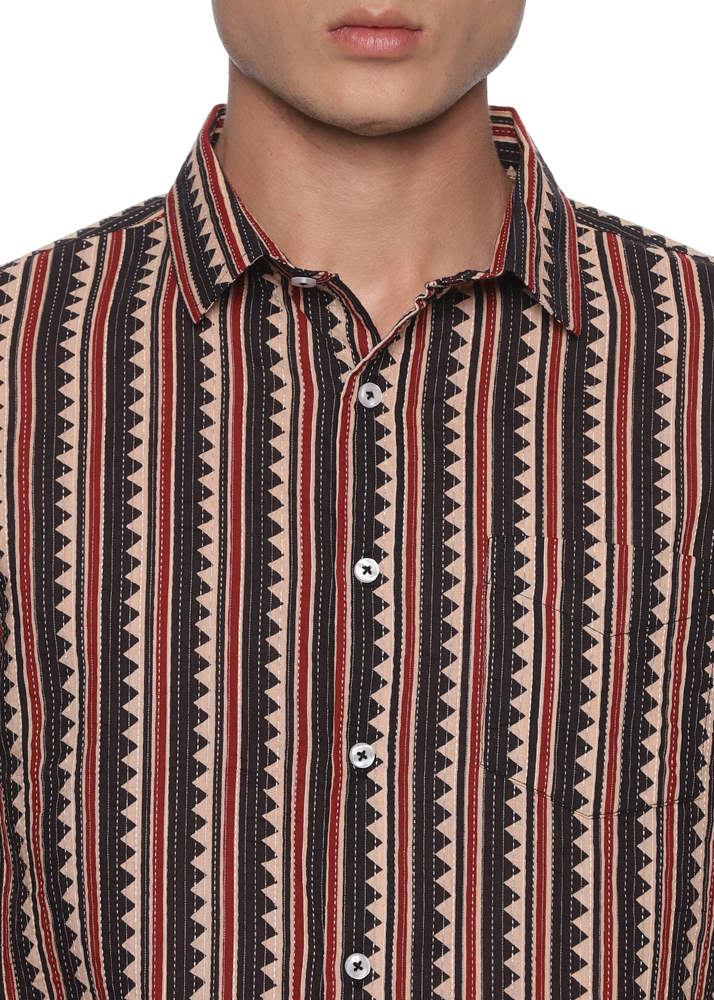 Raspberry Cotton Shirt