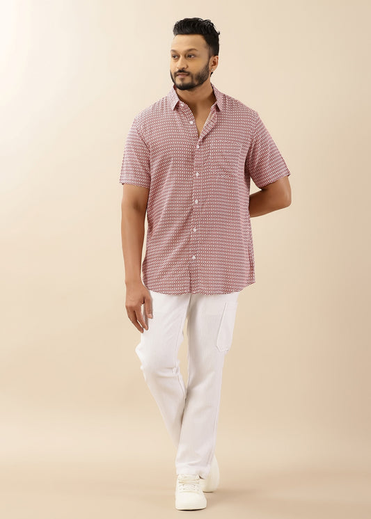 Neptune Printed Mens Shirt