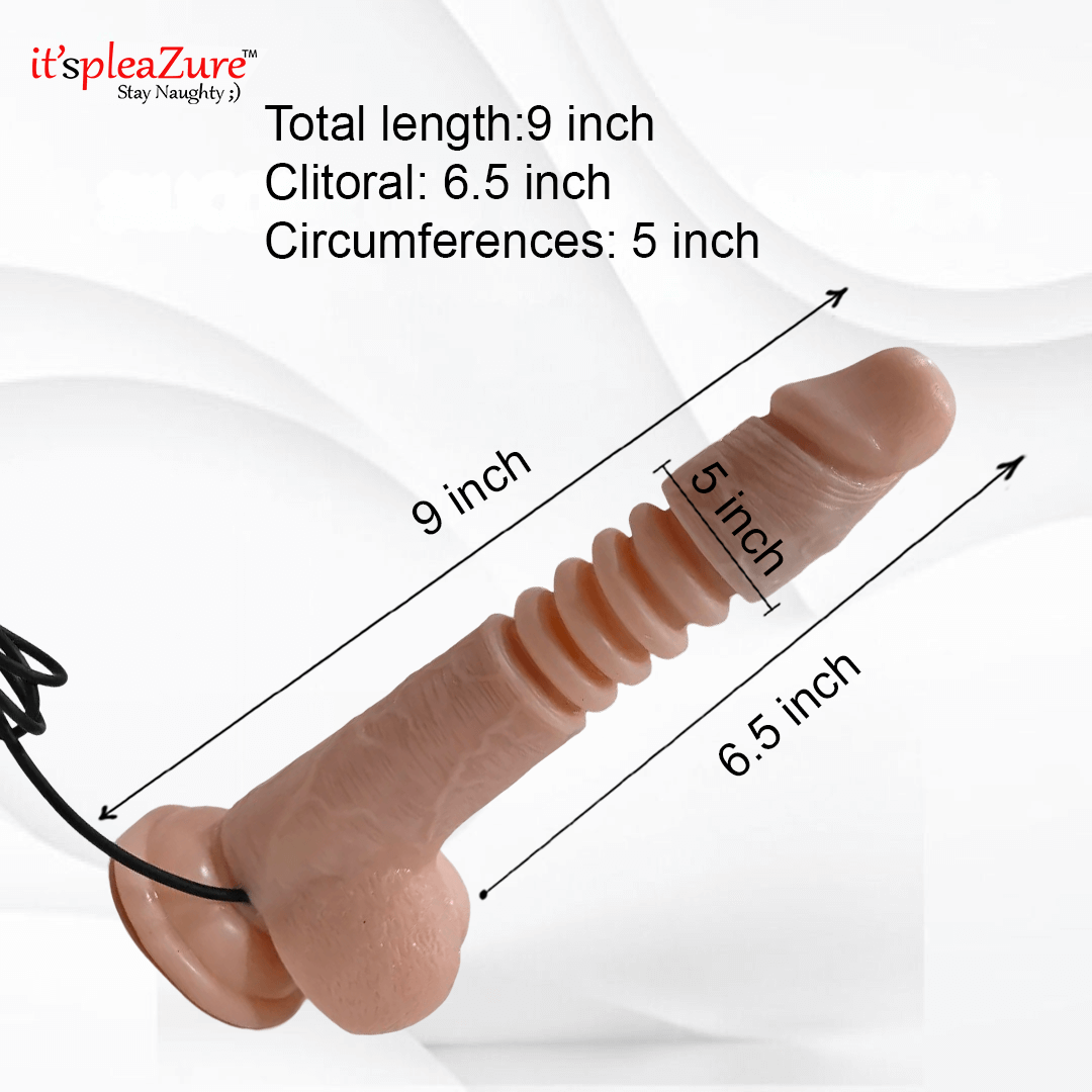 Thunder Up Suction Thrusting Dildo for Sex on Itspleazure