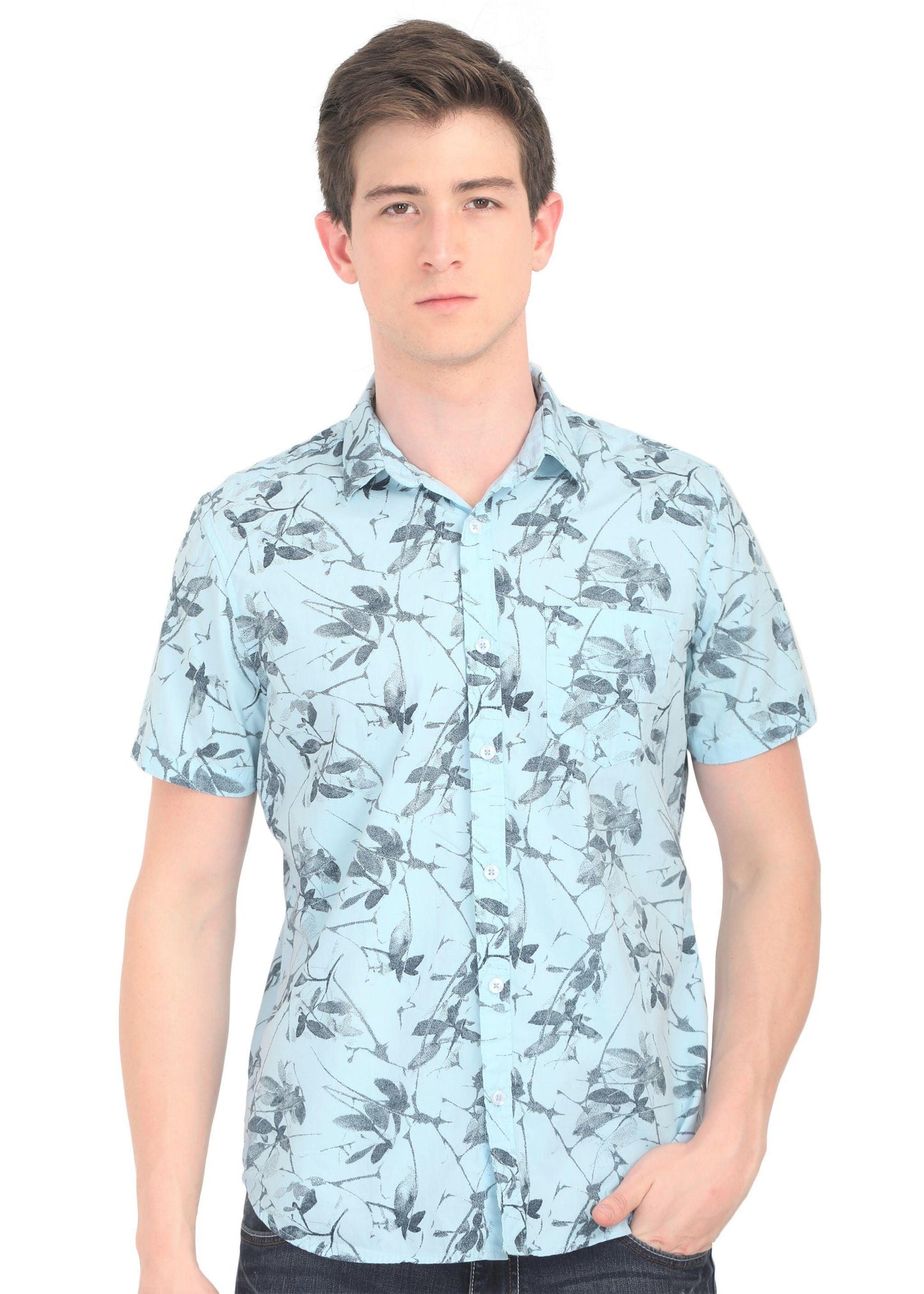 Fern Blue Printed Shirt
