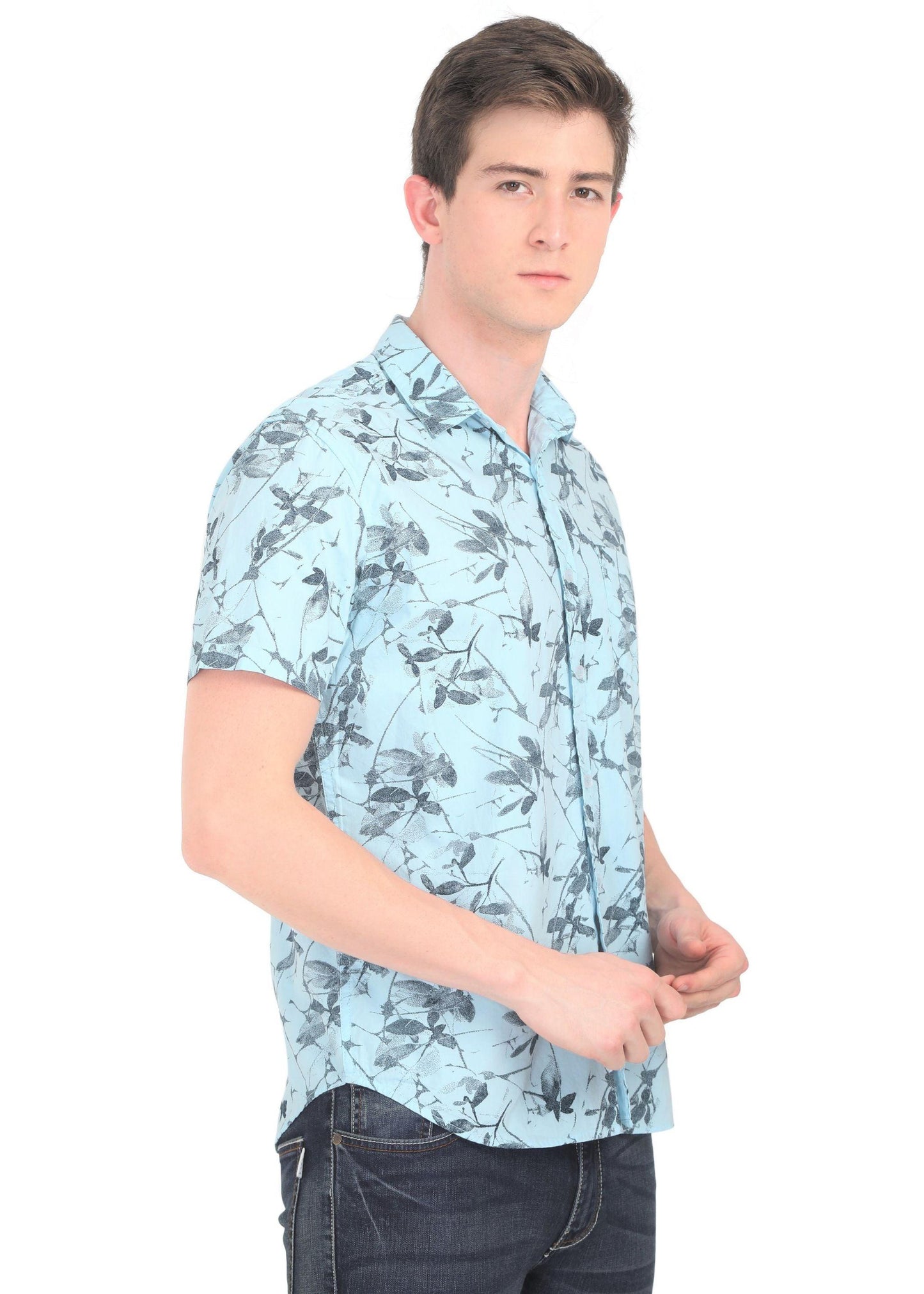 Fern Blue Printed Shirt