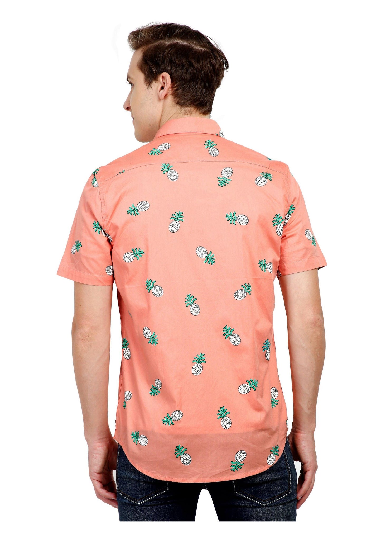 Pink Pineapple Printed Shirt