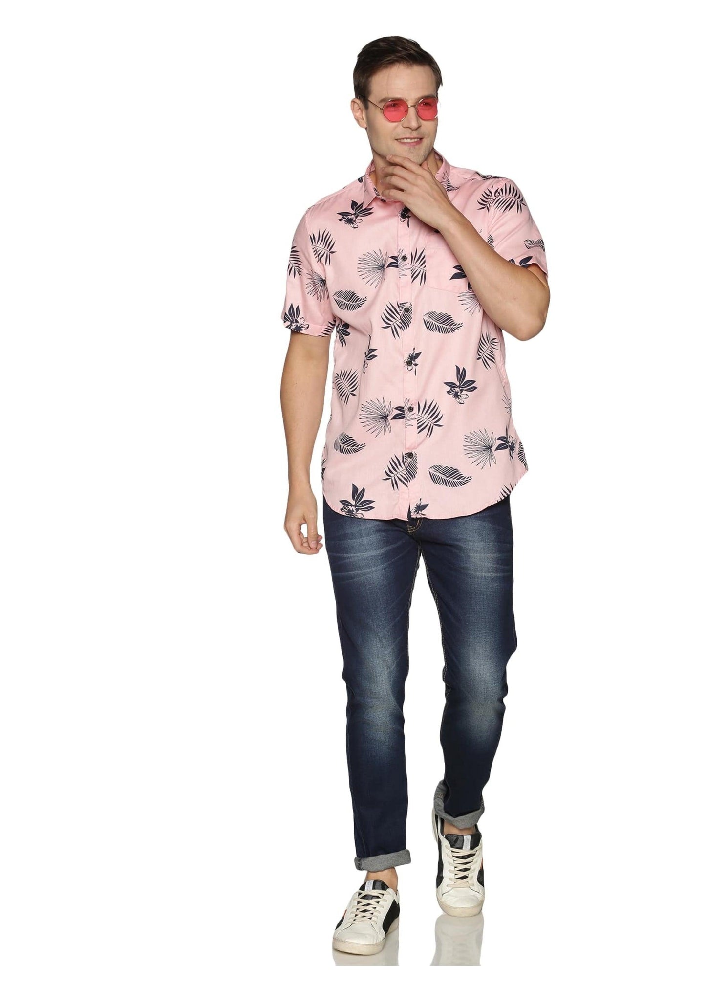 Pink Cavalry Printed Shirt
