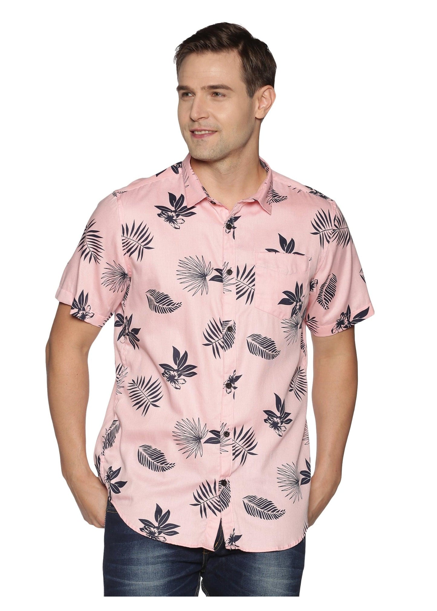 Pink Cavalry Printed Shirt