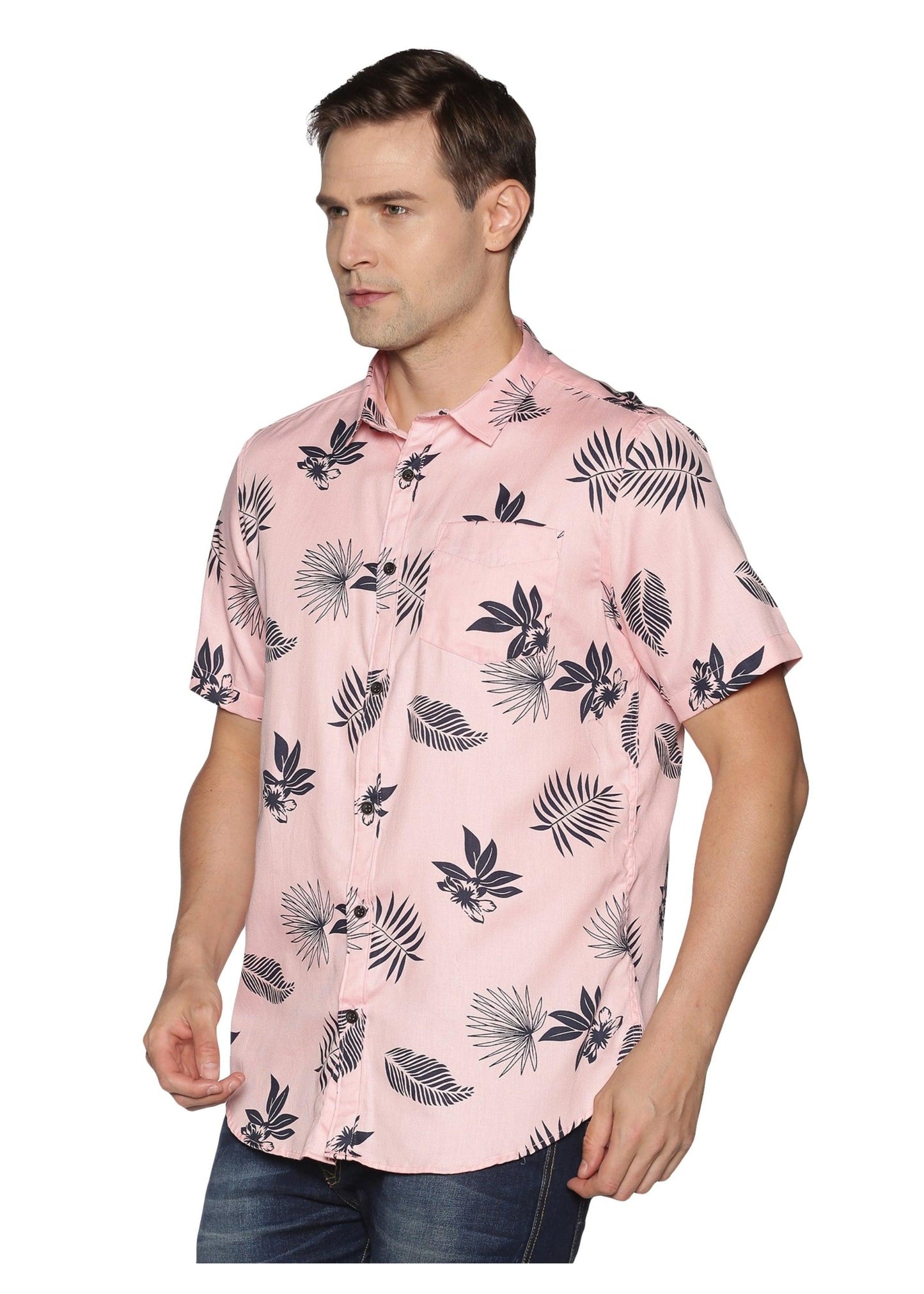 Pink Cavalry Printed Shirt