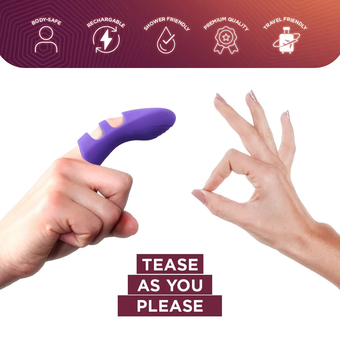 Skore TeasHer - Rechargeable Finger Vibrator